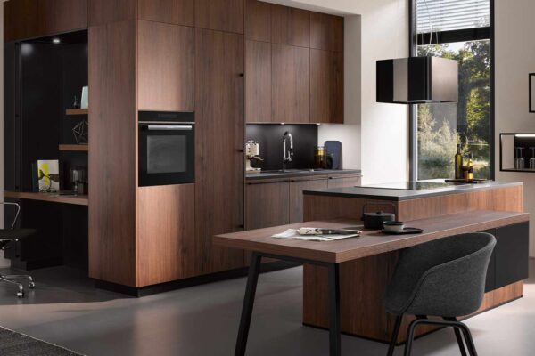 Concept130 Bali kitchen in a natural wood style finish